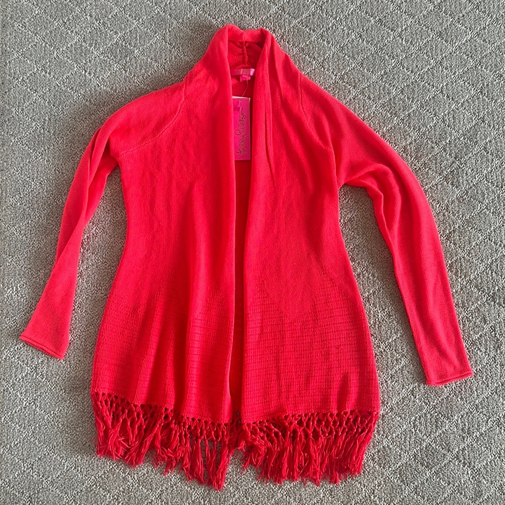NWT Lilly Pulitzer Duster Sweater Size XS